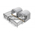 Kit grand igloo CalfHouse Premium 10 veaux avec clôture