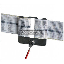 Câble de branchement et jonction Inox pour clôture RUBAN jusqu'à 20 mm 